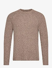 Abercrombie & Fitch - ANF MENS SWEATERS - rundhalsad - brown marl - 0