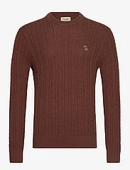 Abercrombie & Fitch - ANF MENS SWEATERS - megztinis su apvalios formos apykakle - friar brown - 0