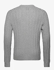 Abercrombie & Fitch - ANF MENS SWEATERS - knitted round necks - light gray heather - 1