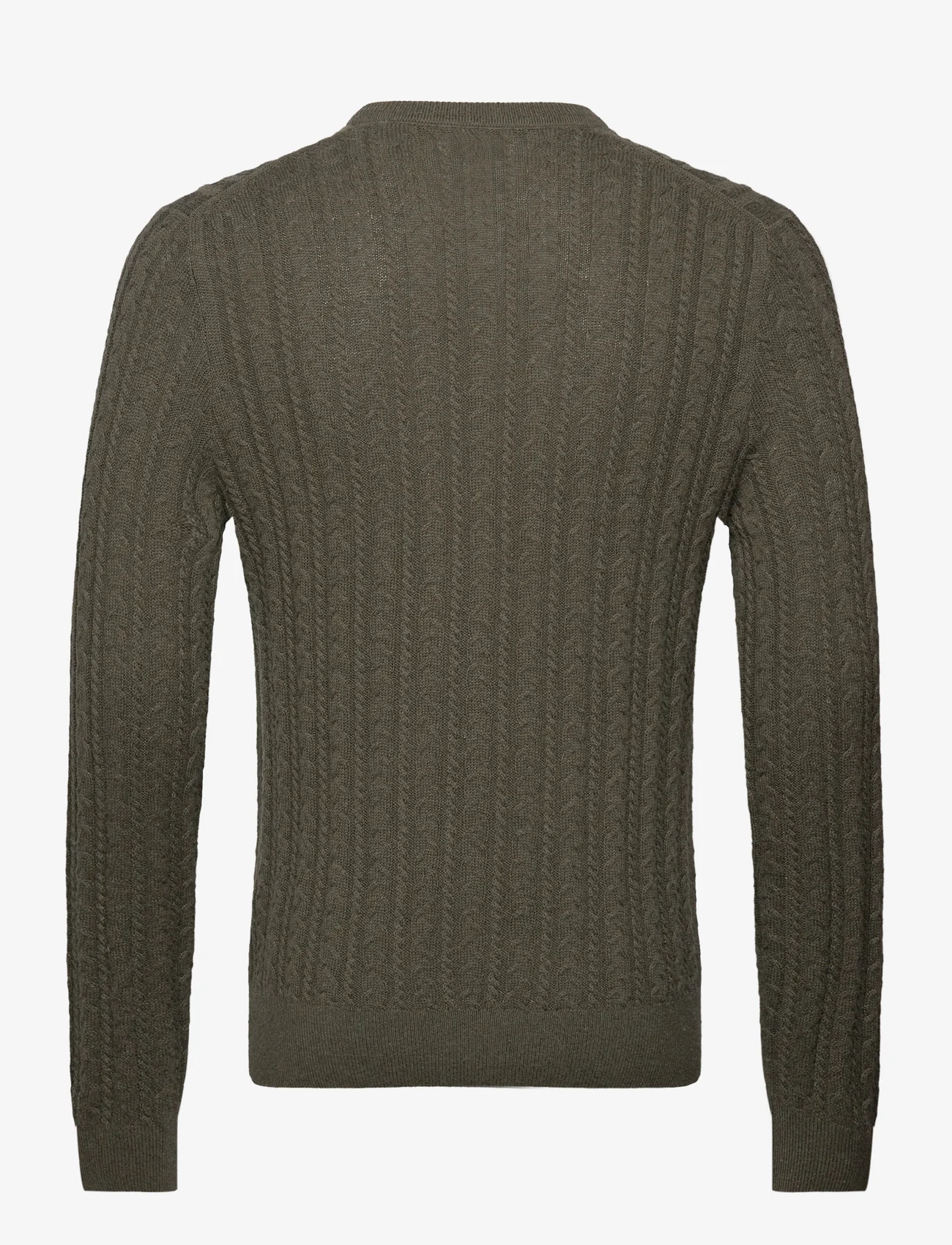 Abercrombie & Fitch - ANF MENS SWEATERS - pyöreäaukkoiset - olive heather - 1