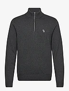 ANF MENS SWEATERS - CHARCOAL MARL