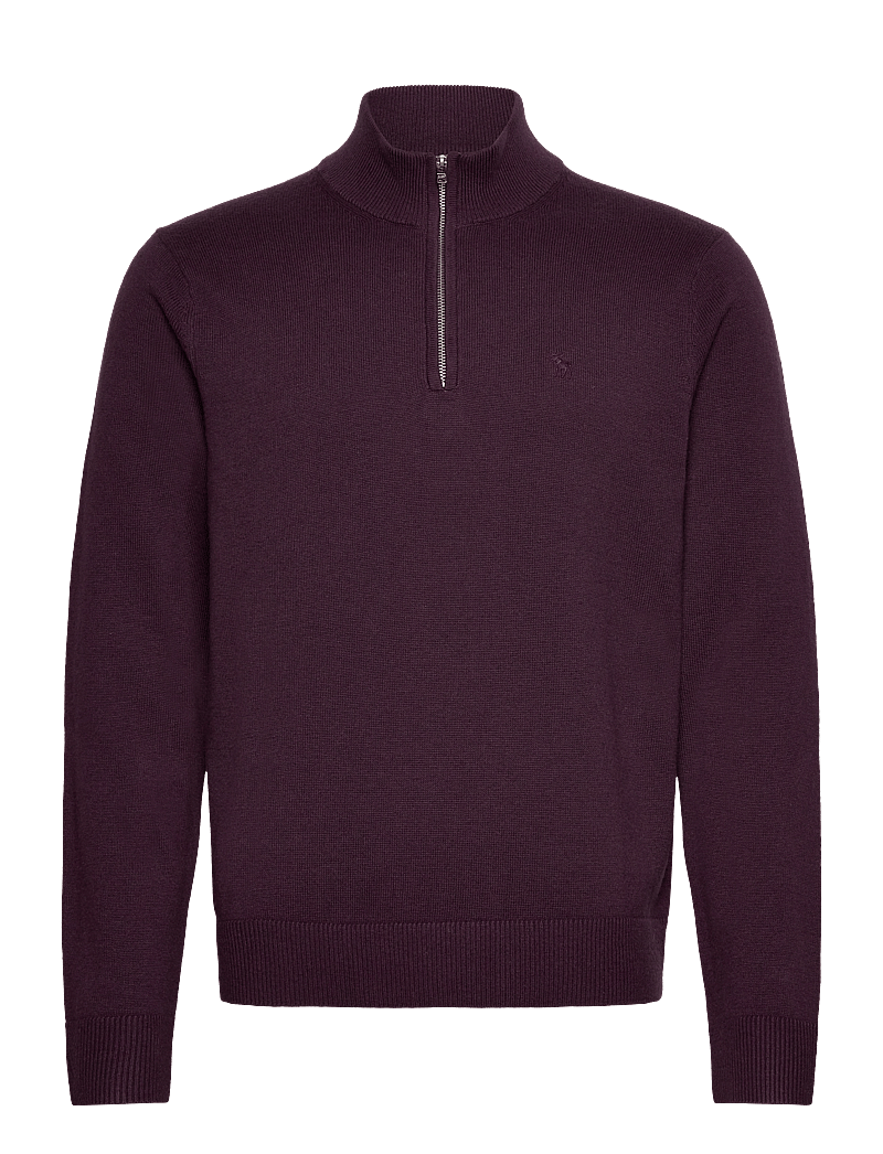 Abercrombie Fitch Anf Mens Sweaters (AFRKI120-4180) Half zip jumpers