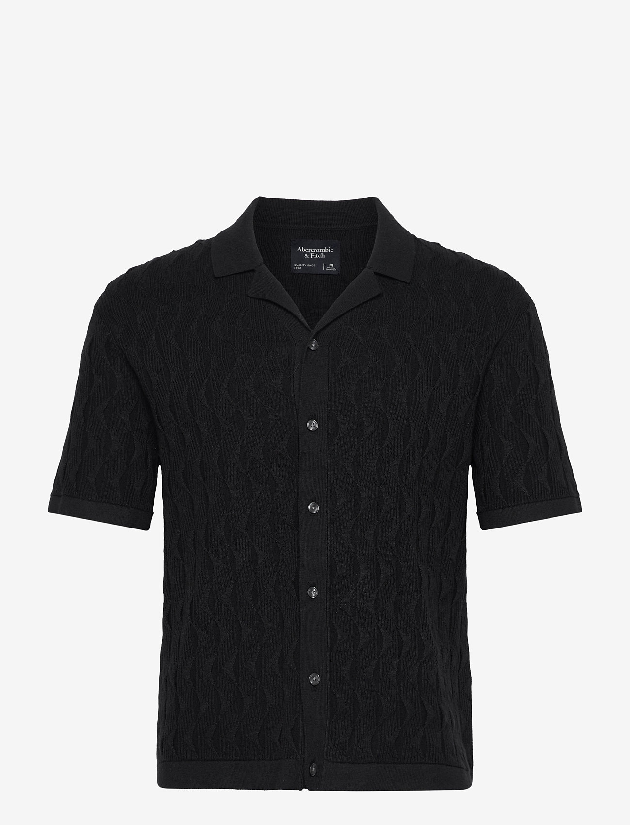 Abercrombie & Fitch - ANF MENS SWEATERS - kardiganid - casual black - 0