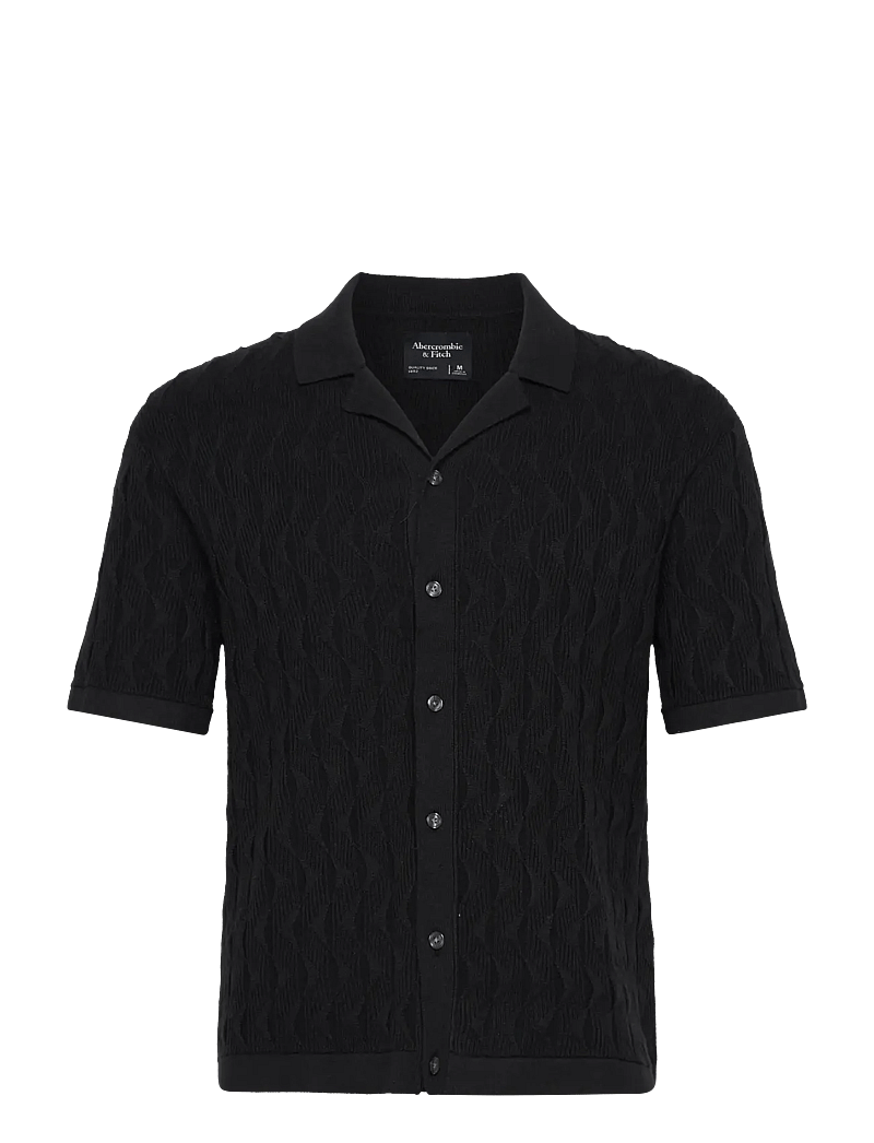 Abercrombie & Fitch - ANF MENS SWEATERS - cardigans - casual black - 0