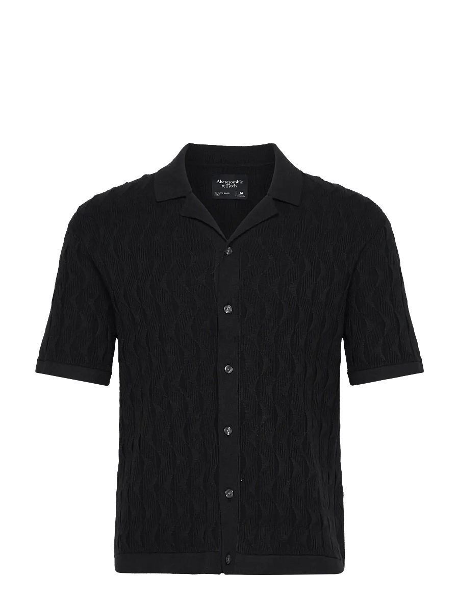 Abercrombie & Fitch - ANF MENS SWEATERS - cardigans - casual black - 0
