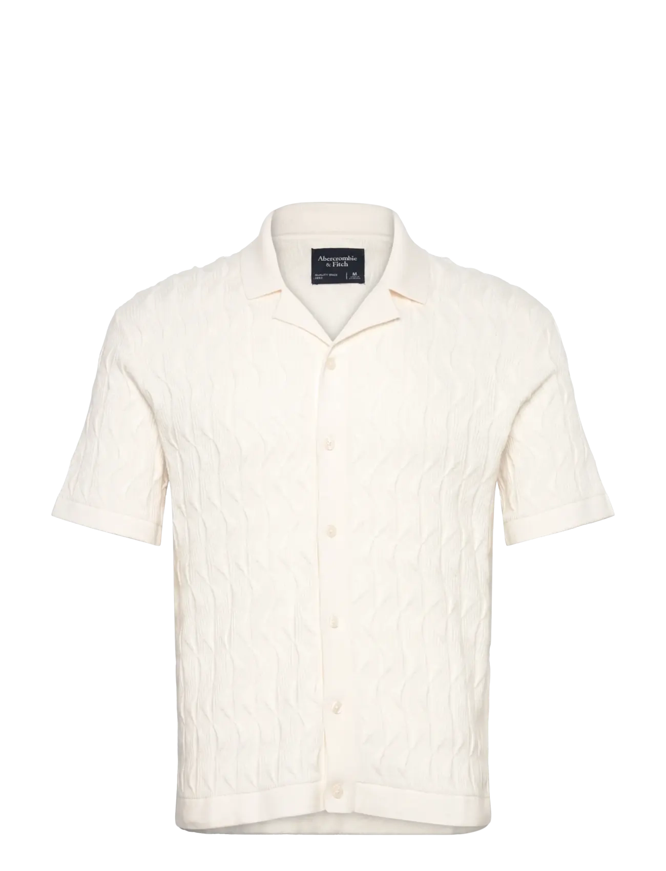 Abercrombie & Fitch ANF MENS SWEATERS - Strickmode - JET STREAM / cream