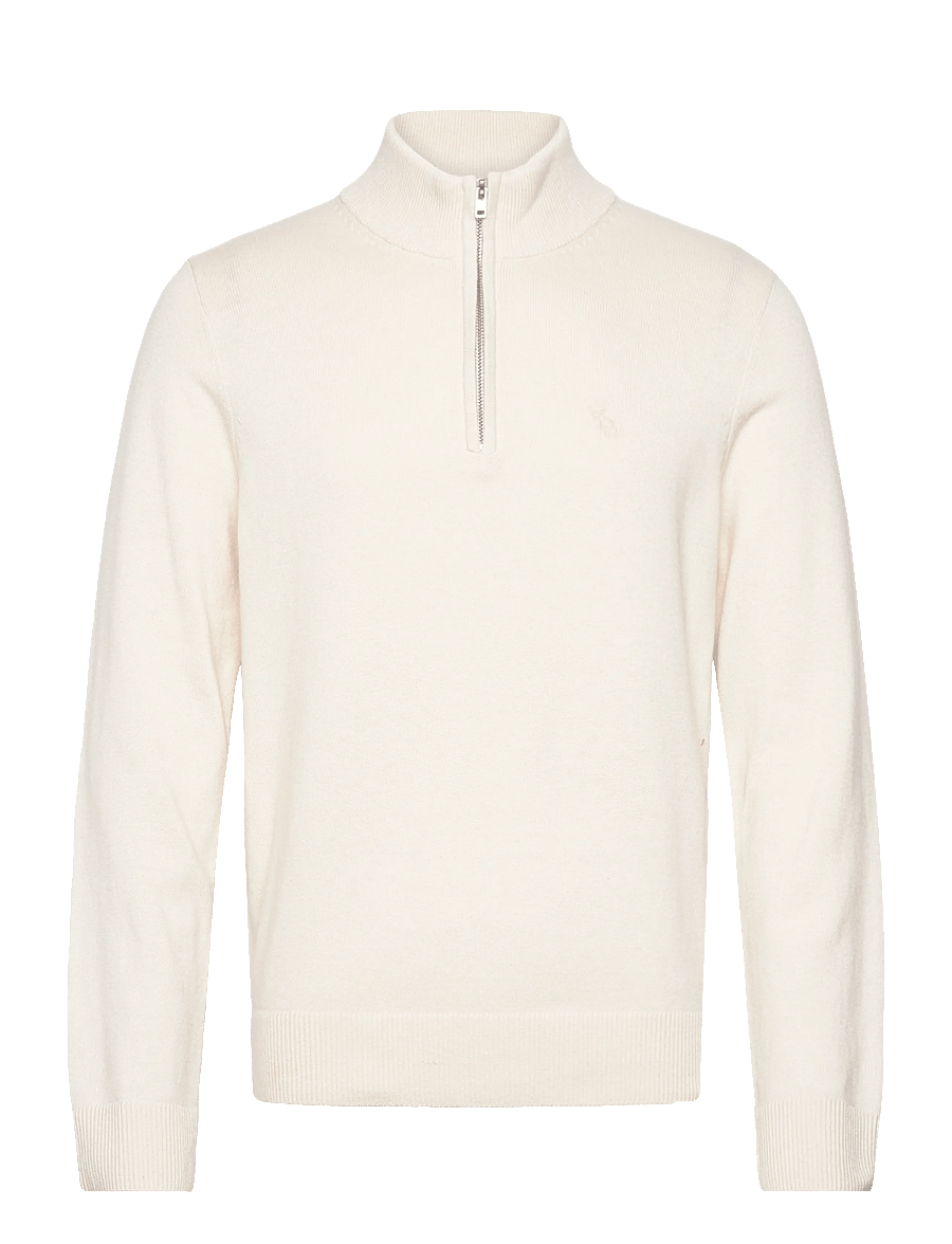 Abercrombie & Fitch - LONG SLEEVE ICON QUARTER ZIP - half zip-tröjor - 150 - 0