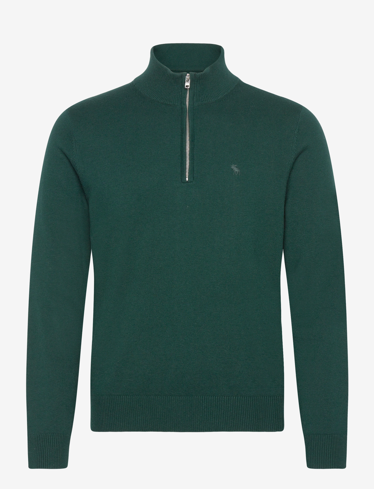 Abercrombie & Fitch - LONG SLEEVE ICON QUARTER ZIP - pullover mit halbem reißverschluss - 300 - 0