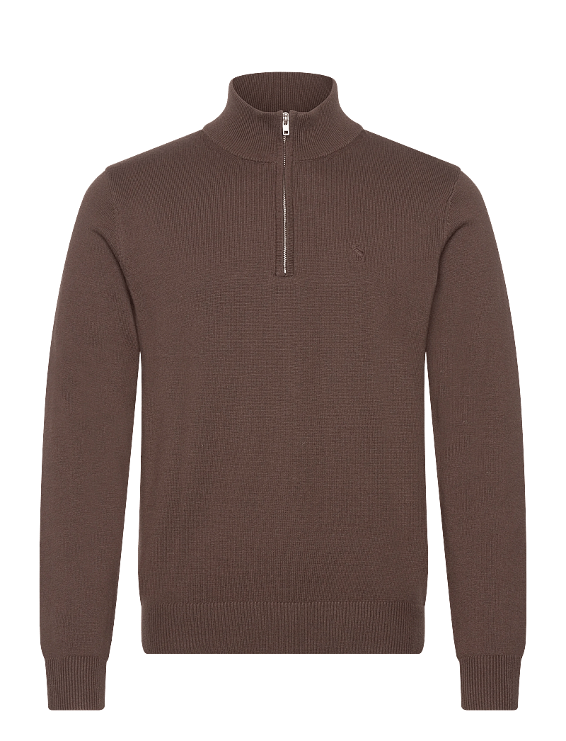 Abercrombie & Fitch - LONG SLEEVE ICON QUARTER ZIP - tõmblukk-kaelusega džemprid - 400 - 0