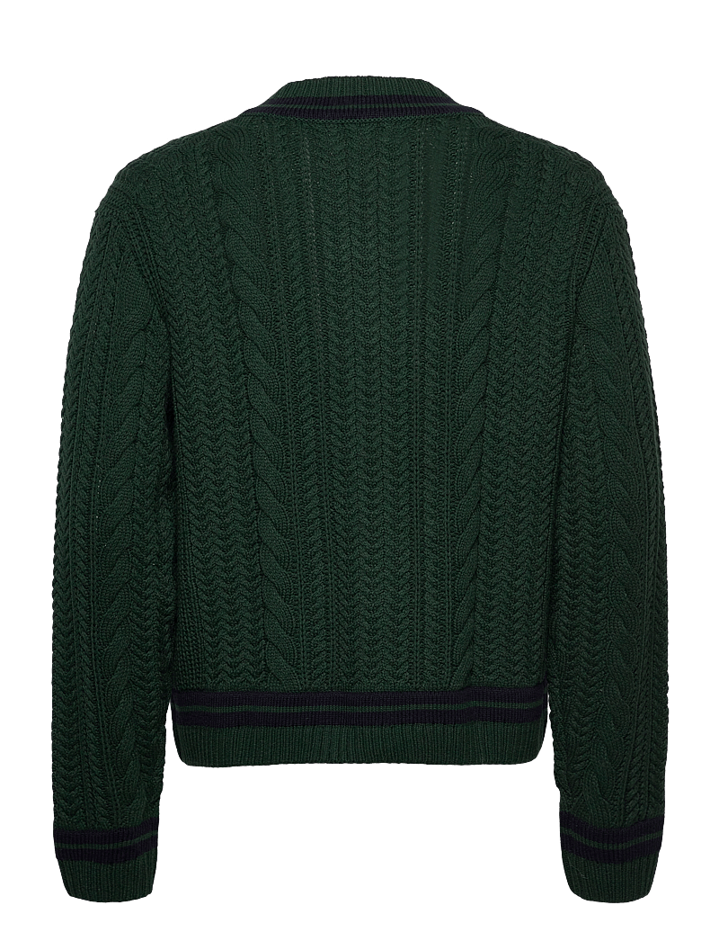 Abercrombie & Fitch - OVERSIZED CRICKET CABLE V NECK - v-ausschnitt - 300 - 1