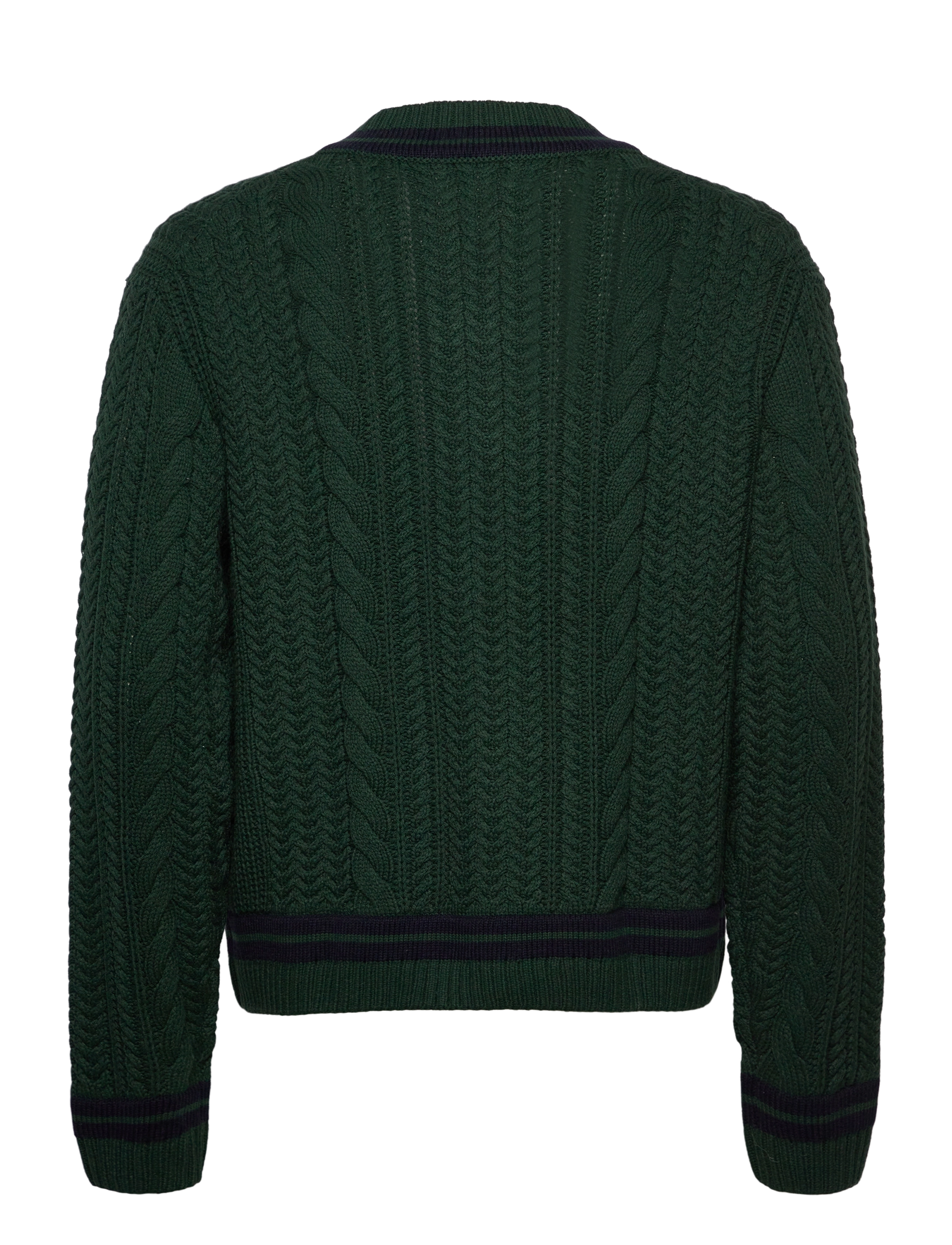 Abercrombie & Fitch - OVERSIZED CRICKET CABLE V NECK - v-ausschnitt - 300 - 1