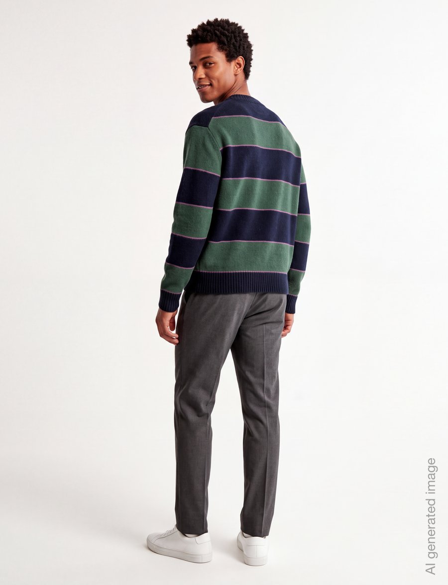 Abercrombie & Fitch - A&F ESSENTIAL CREW SWEATER - round necks - 305 - 3