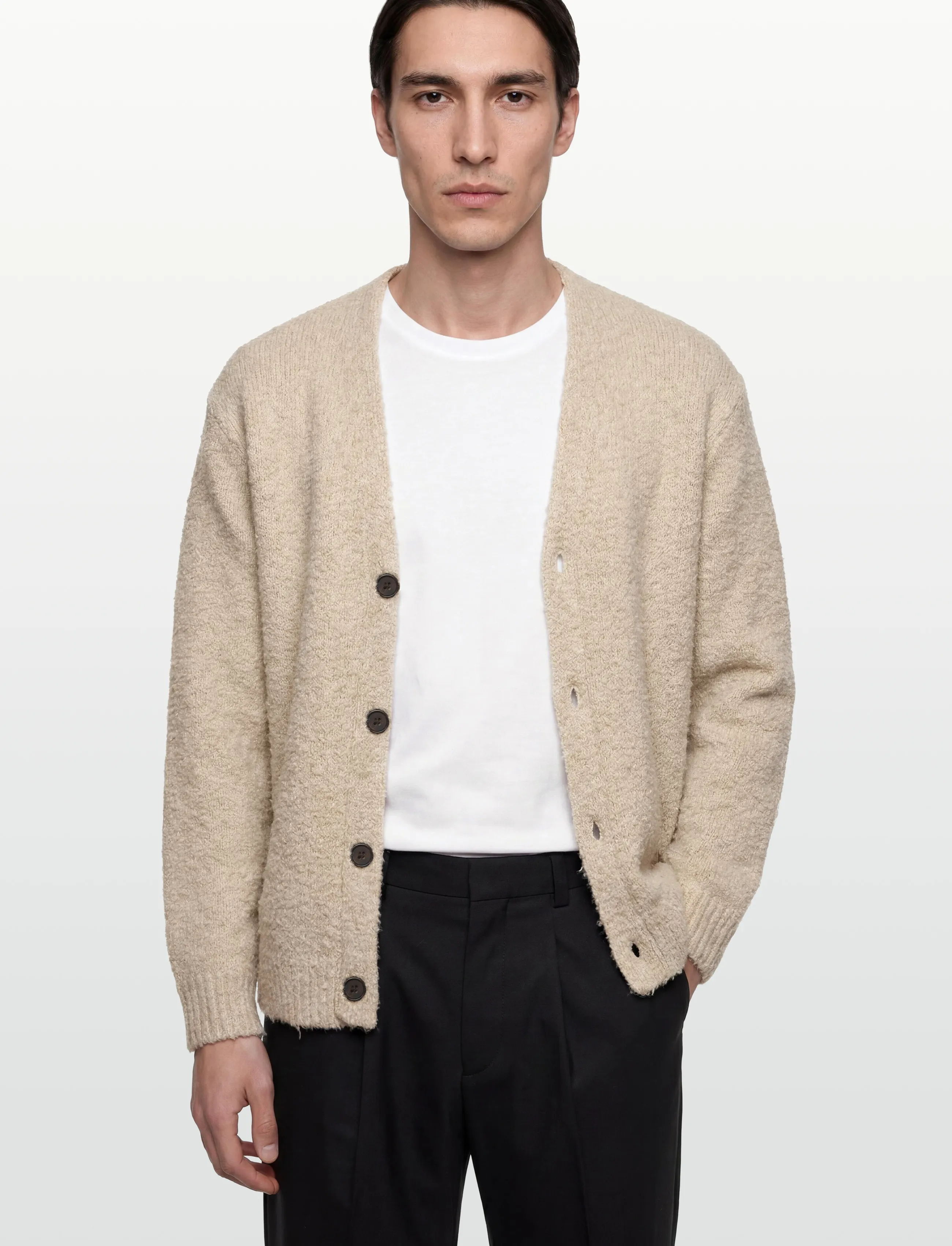 Abercrombie & Fitch - BOUCLE VINTAGE CARDIGAN - 150 - 3