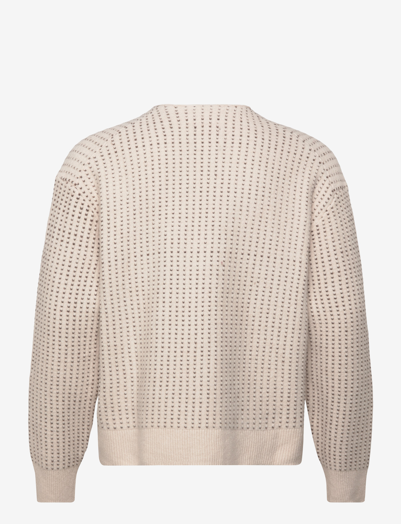 Abercrombie & Fitch - CREAM BIRDSEYE CROPPED VINTAGE CARDIGAN - kardiganid - 100 - 1