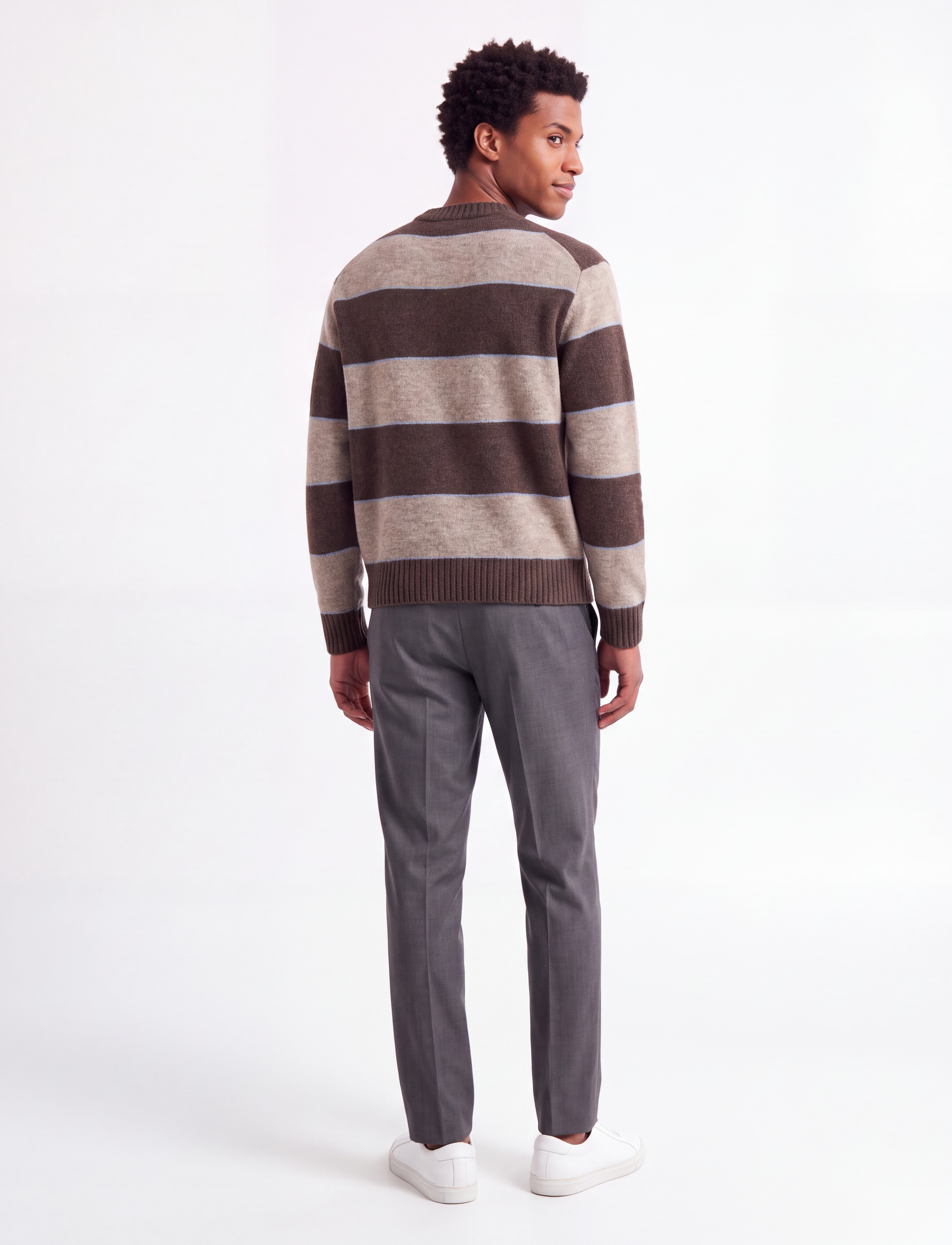 Abercrombie & Fitch A&F Essential Crew Sweater stickade tröjor herr – bild 2