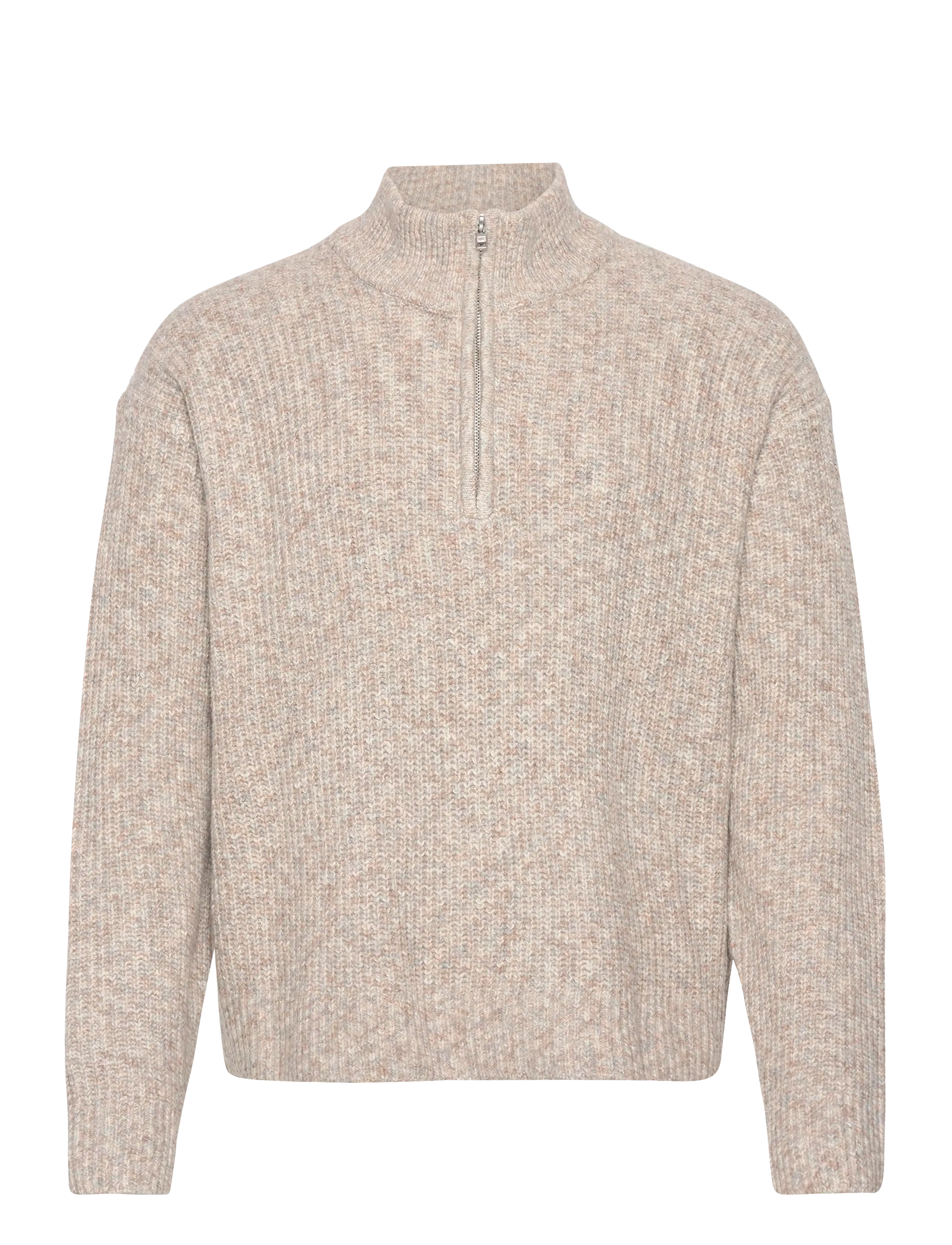 ABERCROMBIE & FITCH Quarter Zip Beige - XXL - Herren