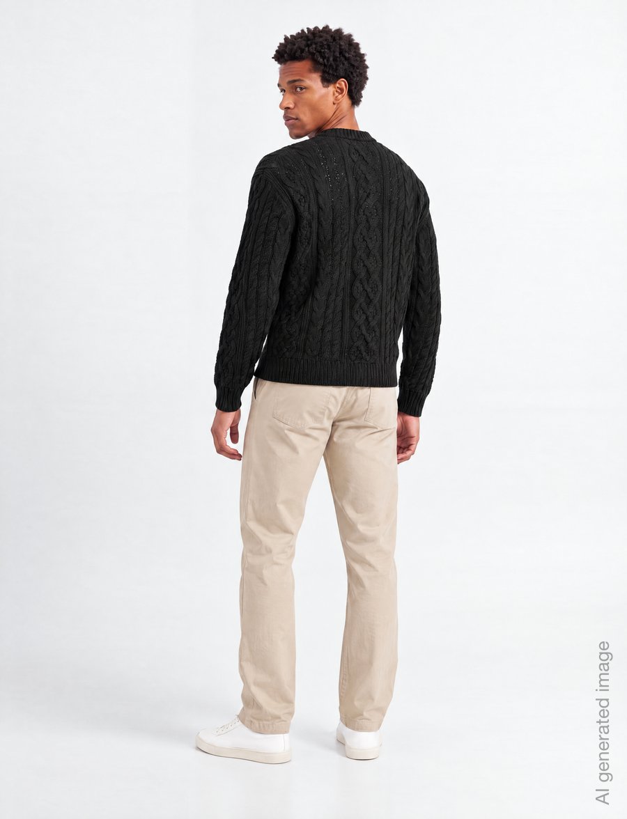 Abercrombie & Fitch - Cable Crew - rundhals - 900 - 3