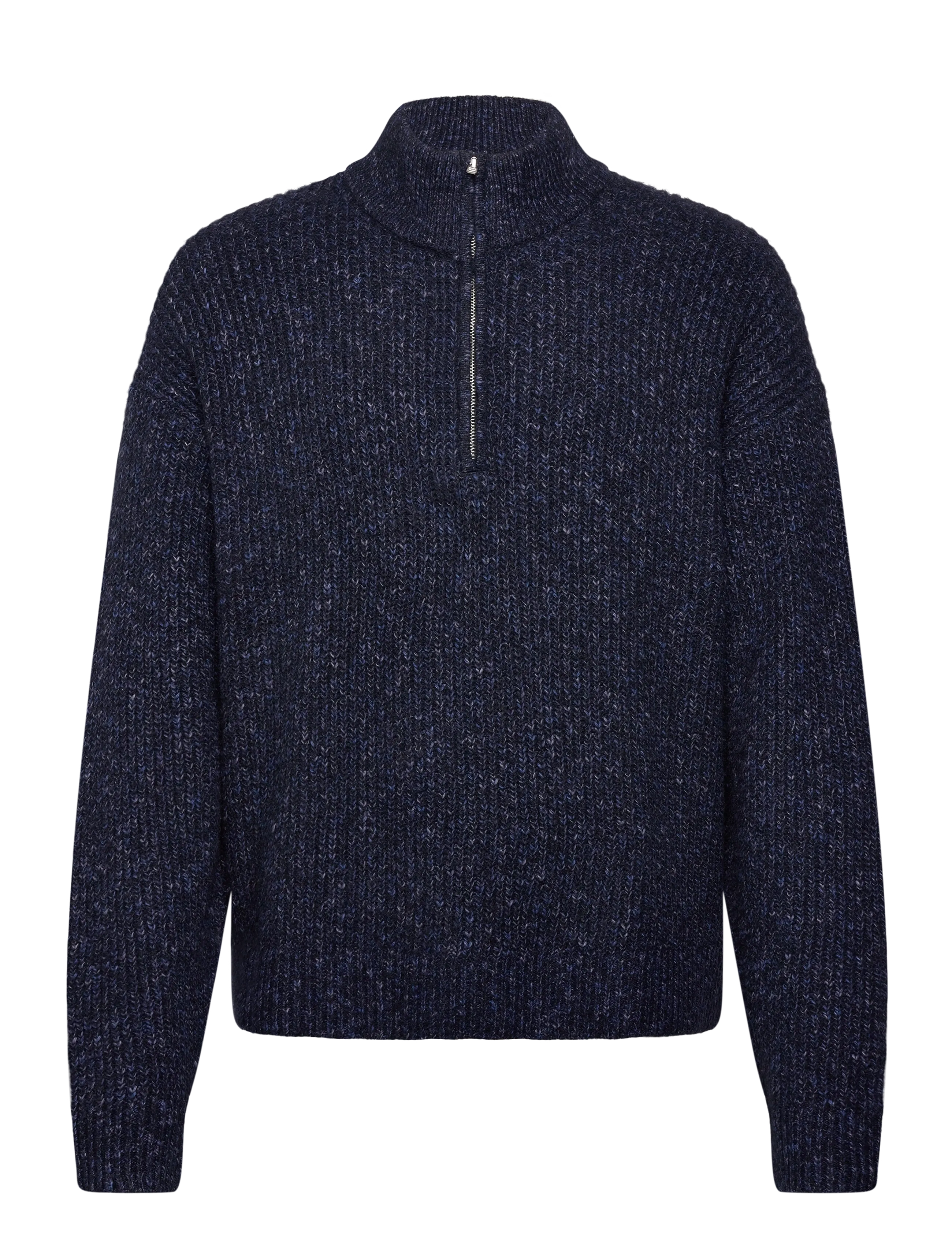 ABERCROMBIE & FITCH Oct4 Neat Navy Fleck It Qz Navy - M - Herren