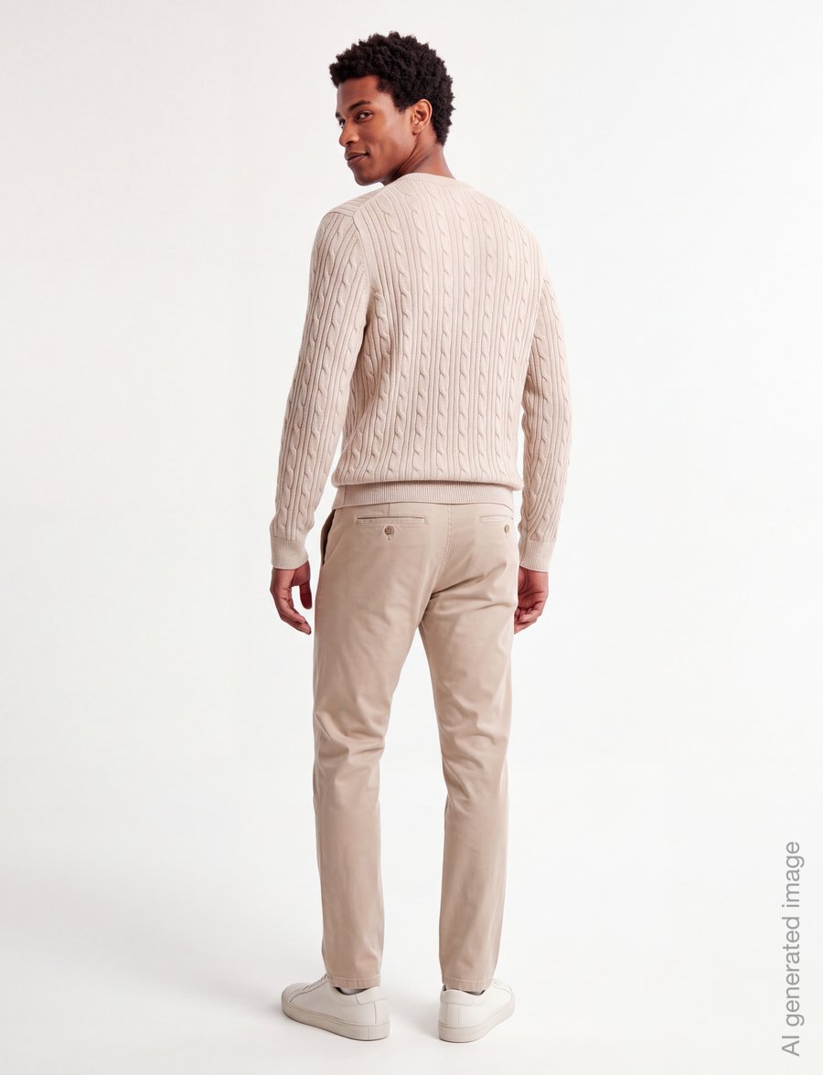Abercrombie & Fitch - SEP5 VERSATILE STITCHY CREW - rundhalsad - 150 - 3