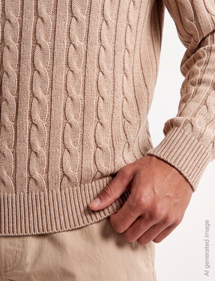 Abercrombie & Fitch - SEP5 VERSATILE STITCHY CREW - rundhalsad - 150 - 4