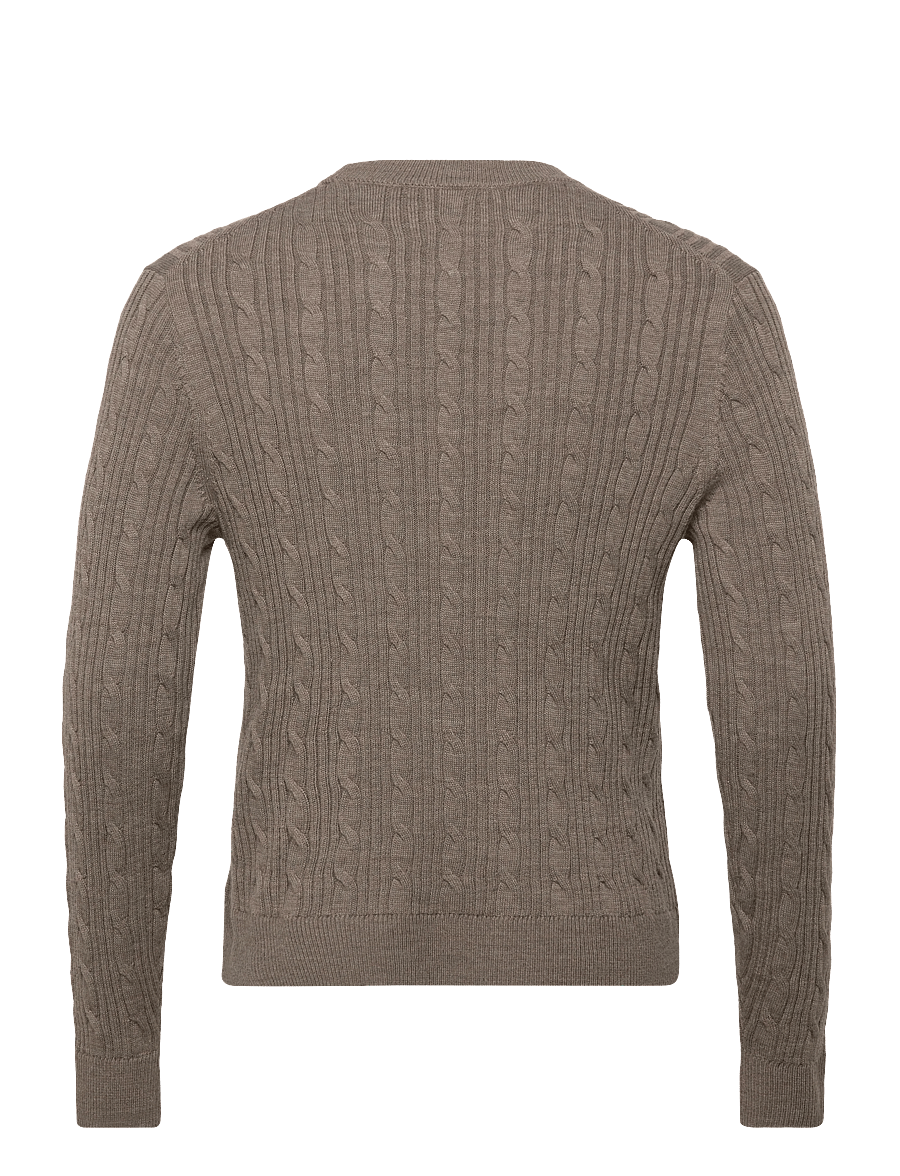 Abercrombie & Fitch - SEP5 VERSATILE STITCHY CREW - Ümmarguse kaelusega kudumid - 400 - 1