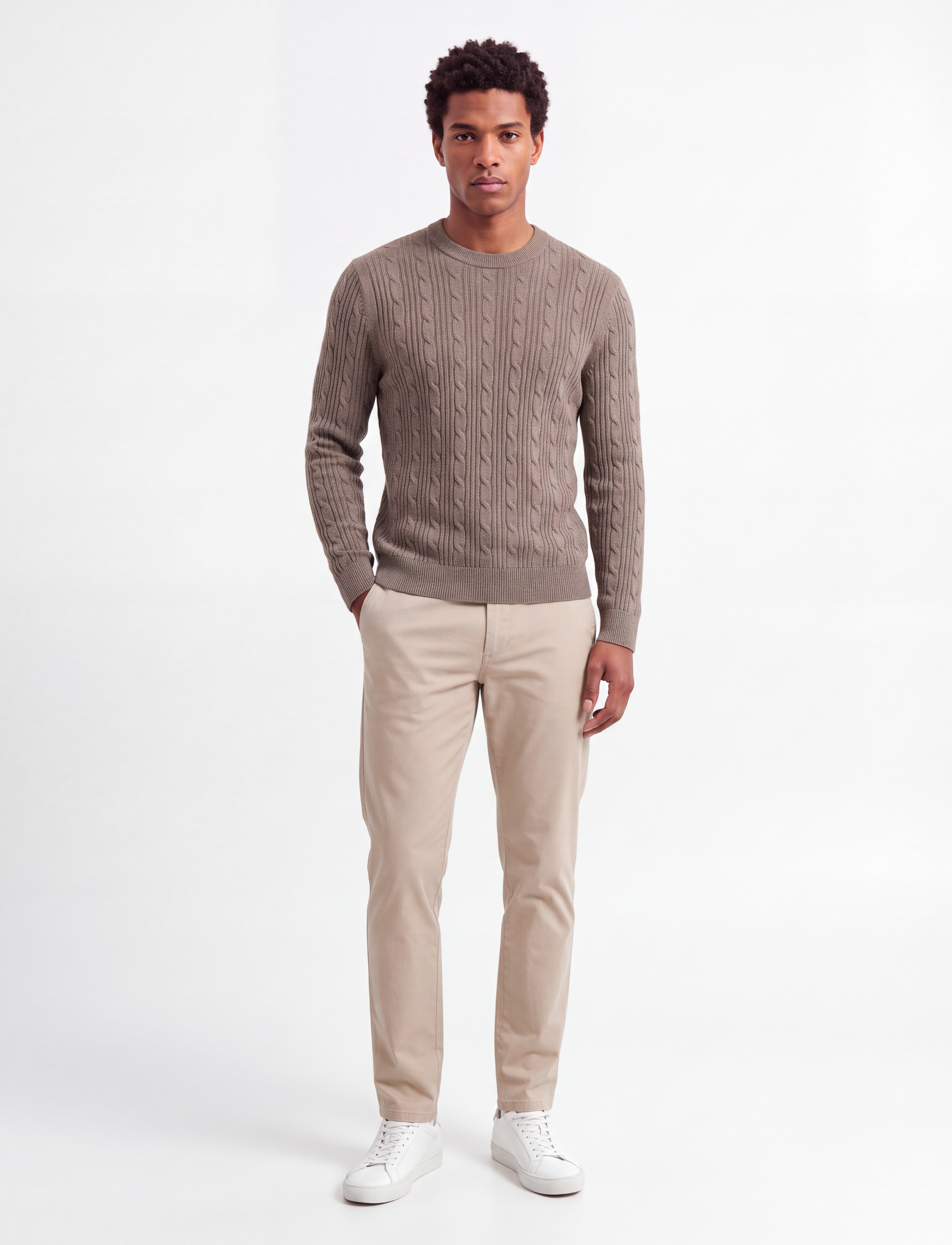 Abercrombie & Fitch - SEP5 VERSATILE STITCHY CREW - autumn clothing - 400 - 0