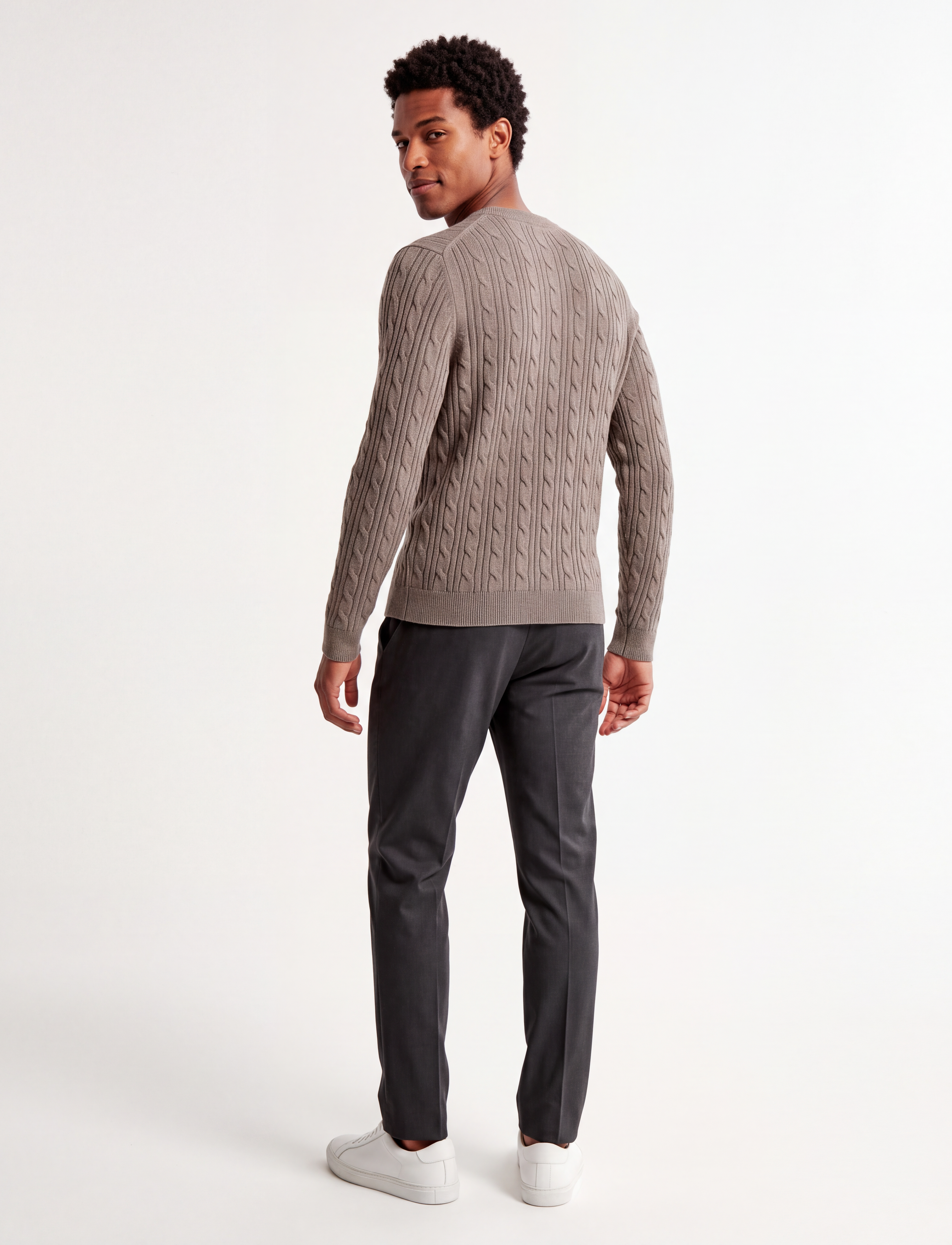 Abercrombie & Fitch - SEP5 VERSATILE STITCHY CREW - autumn clothing - 400 - 3
