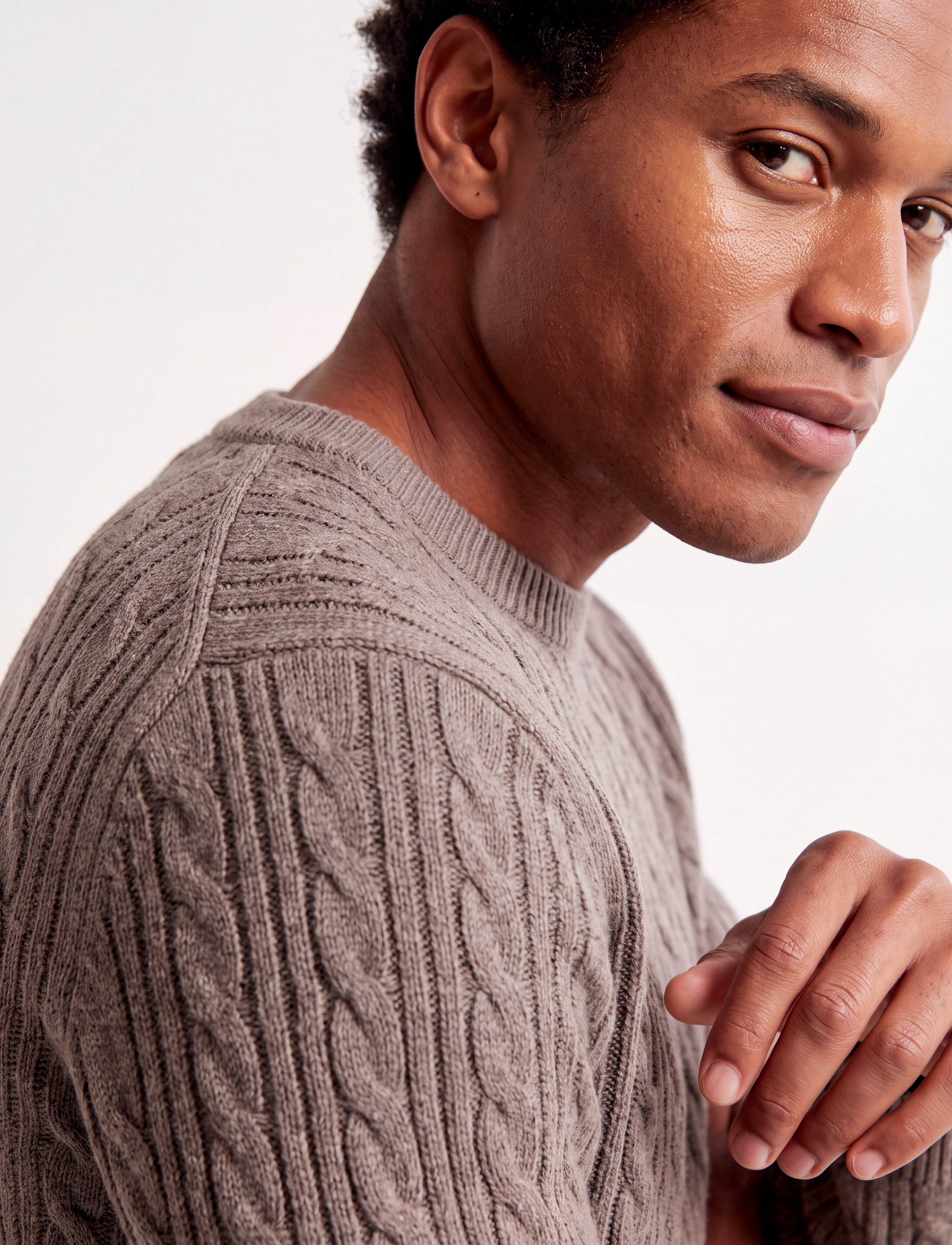 Abercrombie & Fitch - SEP5 VERSATILE STITCHY CREW - autumn clothing - 400 - 4