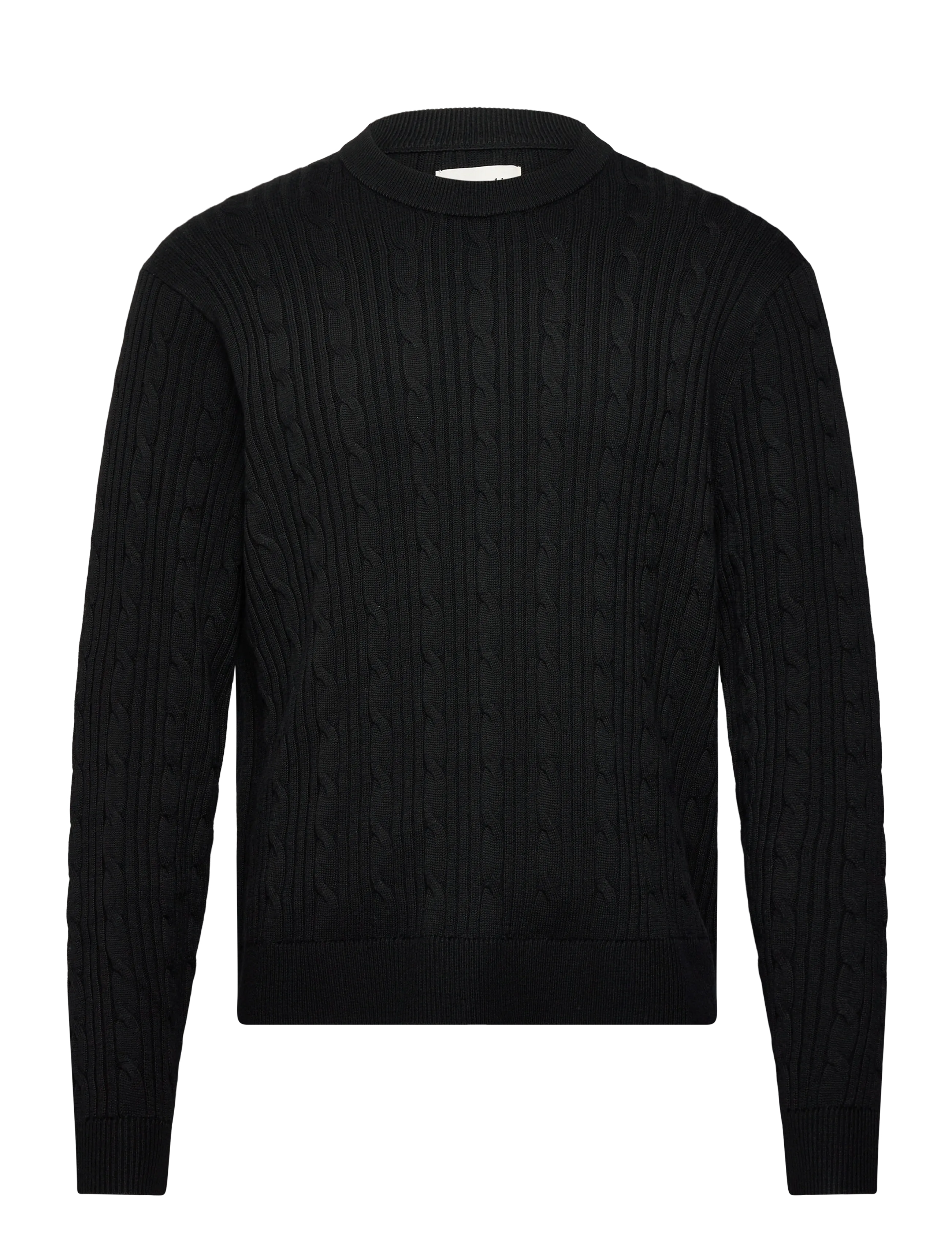 Abercrombie & Fitch SEP5 VERSATILE STITCHY CREW - New arrivals - 900 / black