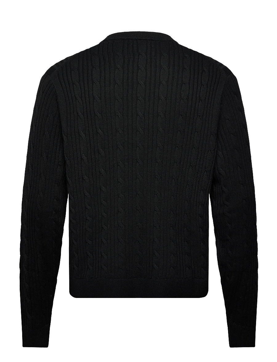 Abercrombie & Fitch - SEP5 VERSATILE STITCHY CREW - Ümmarguse kaelusega kudumid - 900 - 1