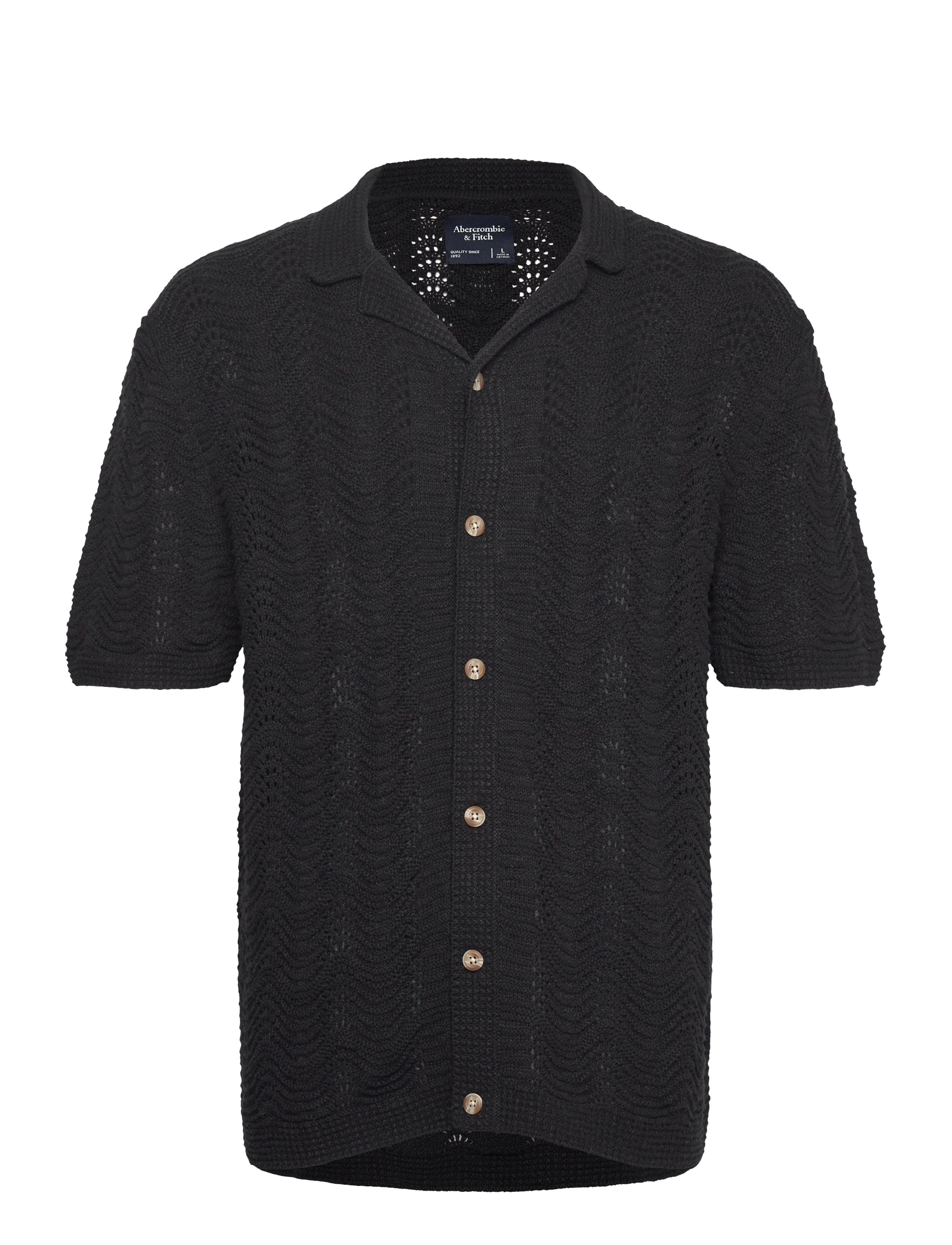 Abercrombie & Fitch Anf Mens Sweaters, L, Oberteile, Schwarz - Shirts, Männerswear