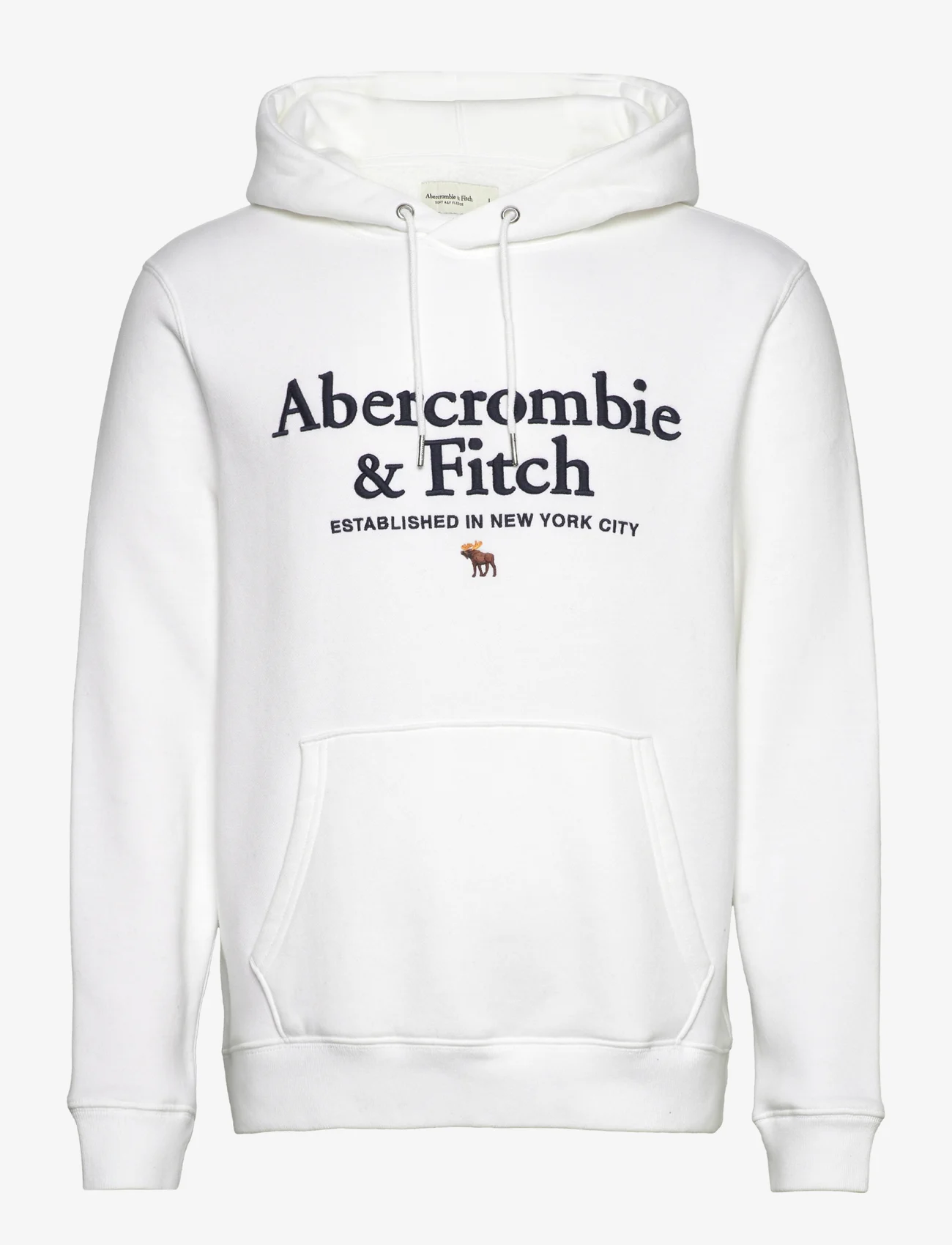 Abercrombie & Fitch - ANF MENS SWEATSHIRTS - džemperiai su gobtuvu - white - 0