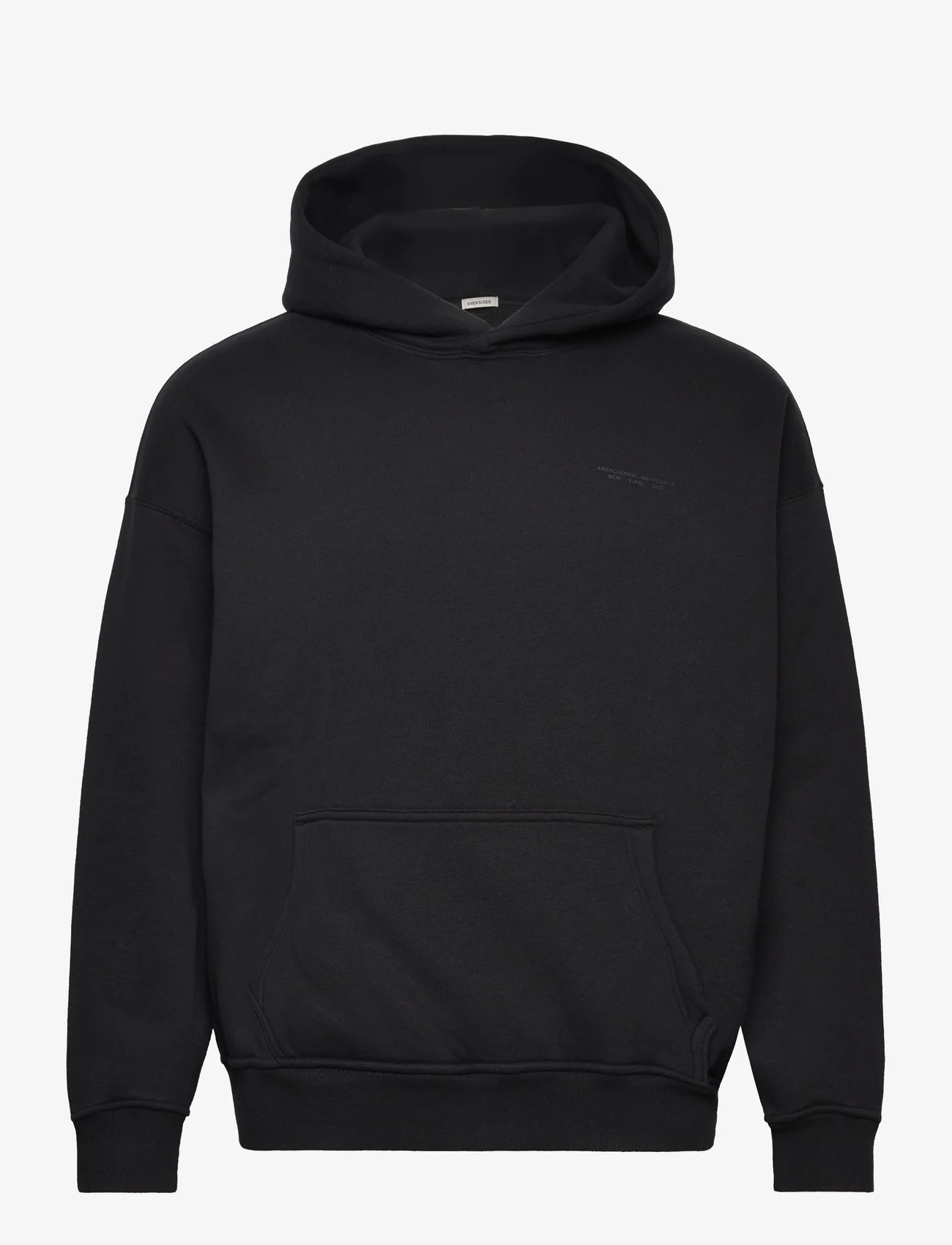 Abercrombie & Fitch - ANF MENS SWEATSHIRTS - džemperi ar kapuci - black - 0