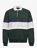 ANF MENS SWEATSHIRTS - GREEN BLOCK