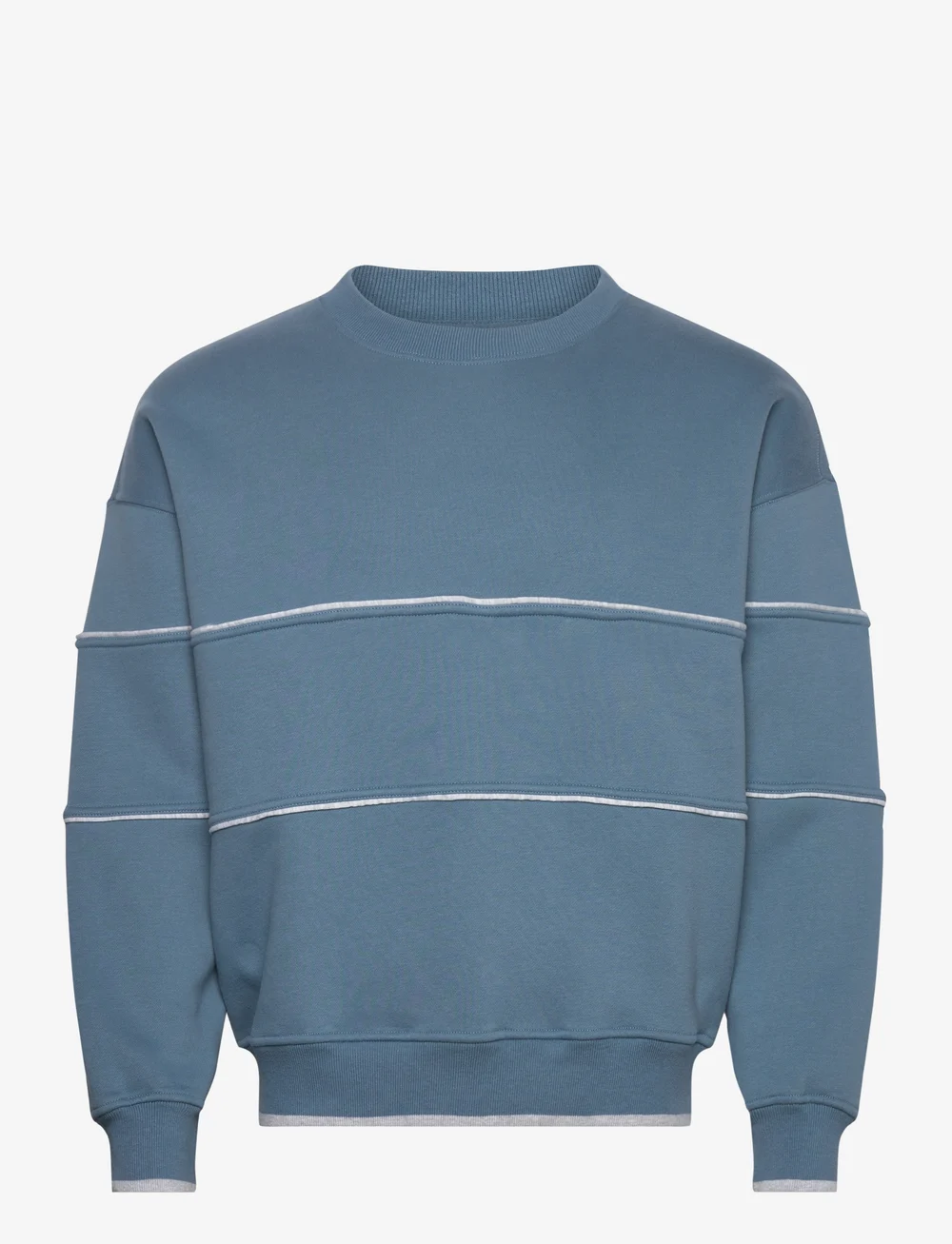 Abercrombie & Fitch - ANF MENS SWEATSHIRTS - collections - provincial blue w/ piping - 0