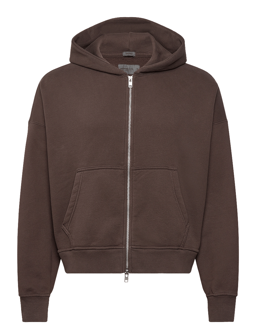 Abercrombie & Fitch - CROPPED FULL ZIP - 420 - 0