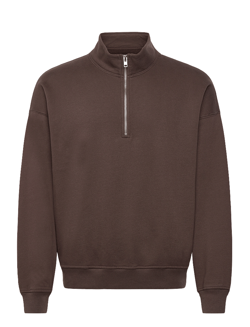 Abercrombie & Fitch - ESSENTIAL HALF ZIP MOCK - kolekcijas - 420 - 0
