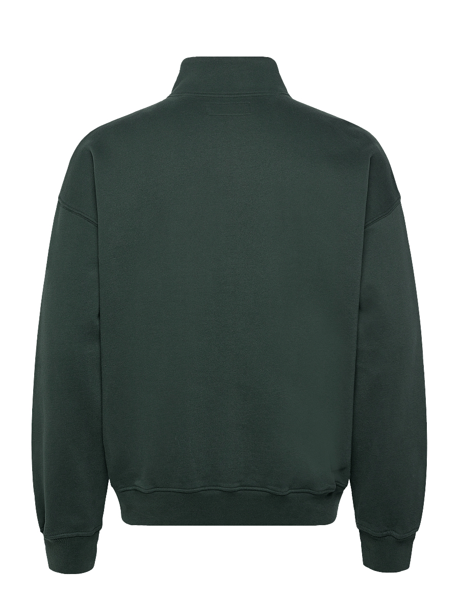 Abercrombie & Fitch - ESSENTIAL HALF ZIP MOCK - kollektioner - 300 - 1