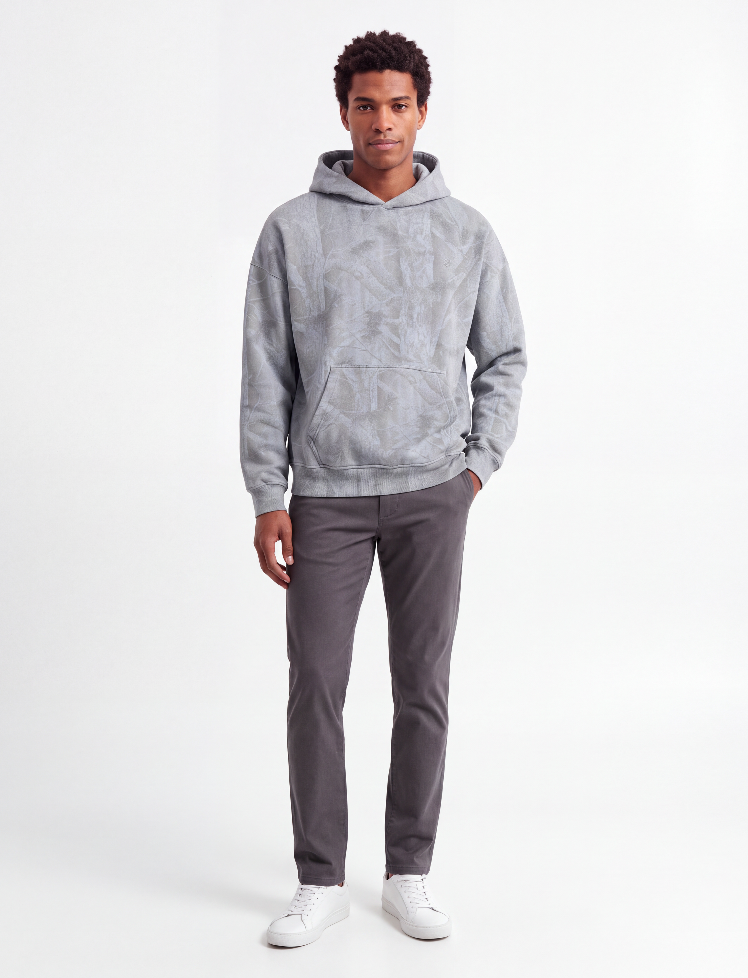 Abercrombie & Fitch ESSENTIAL POPOVER - Mysiga looks - 228 / grey