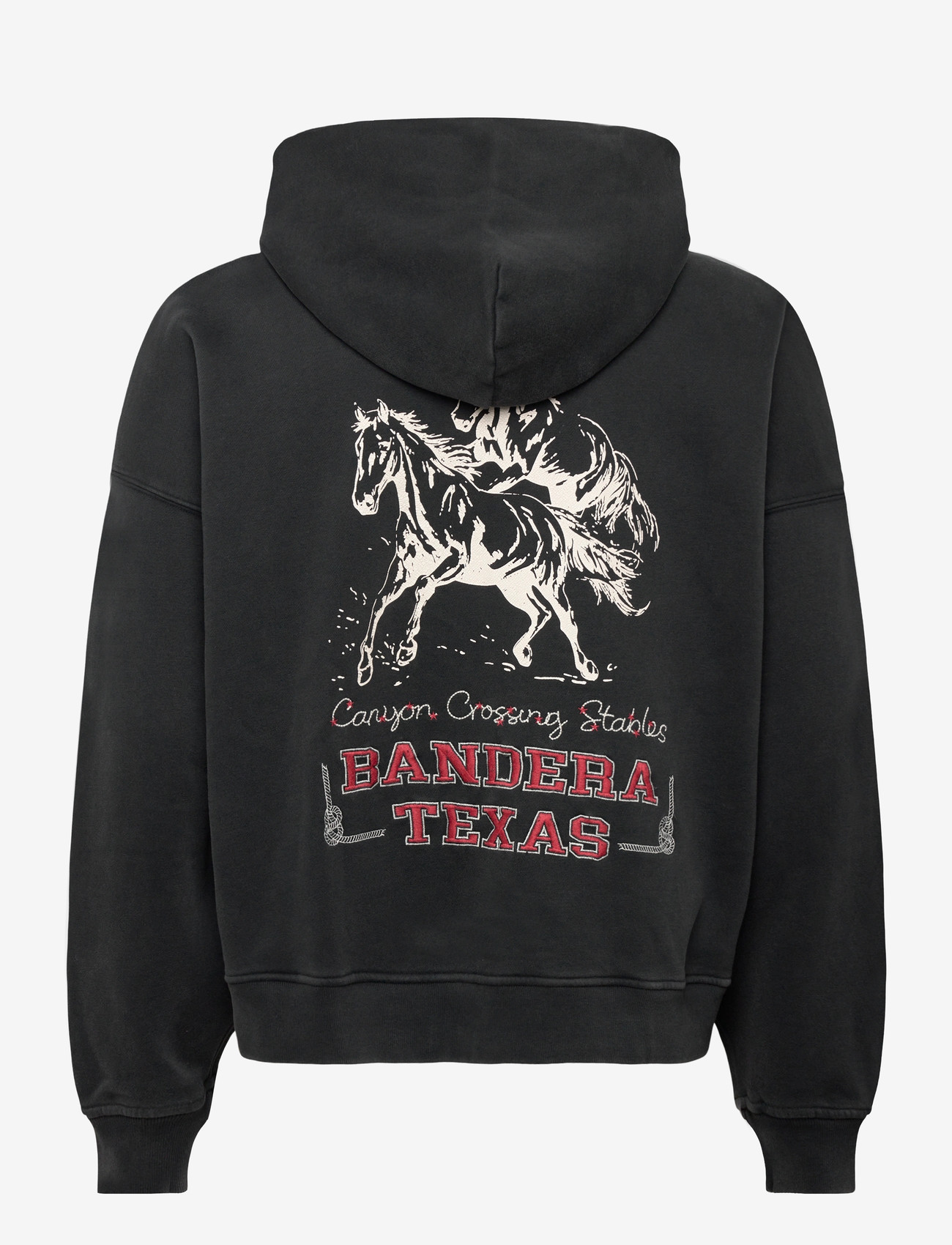 Abercrombie & Fitch - WESTERN NON LOGO - CROPPED FULL ZIP - bluzy z kapturem - 906 - 1