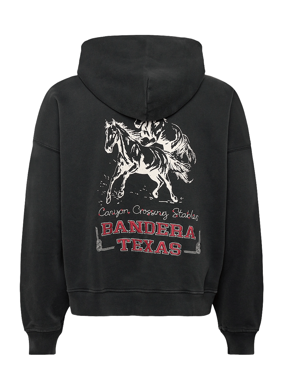 Abercrombie & Fitch - WESTERN NON LOGO - CROPPED FULL ZIP - sweats à capuche - 906 - 1