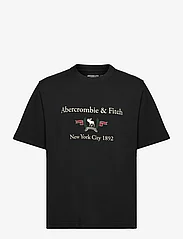 Abercrombie & Fitch - ANF MENS GRAPHICS - kortermede t-skjorter - casual black - 0