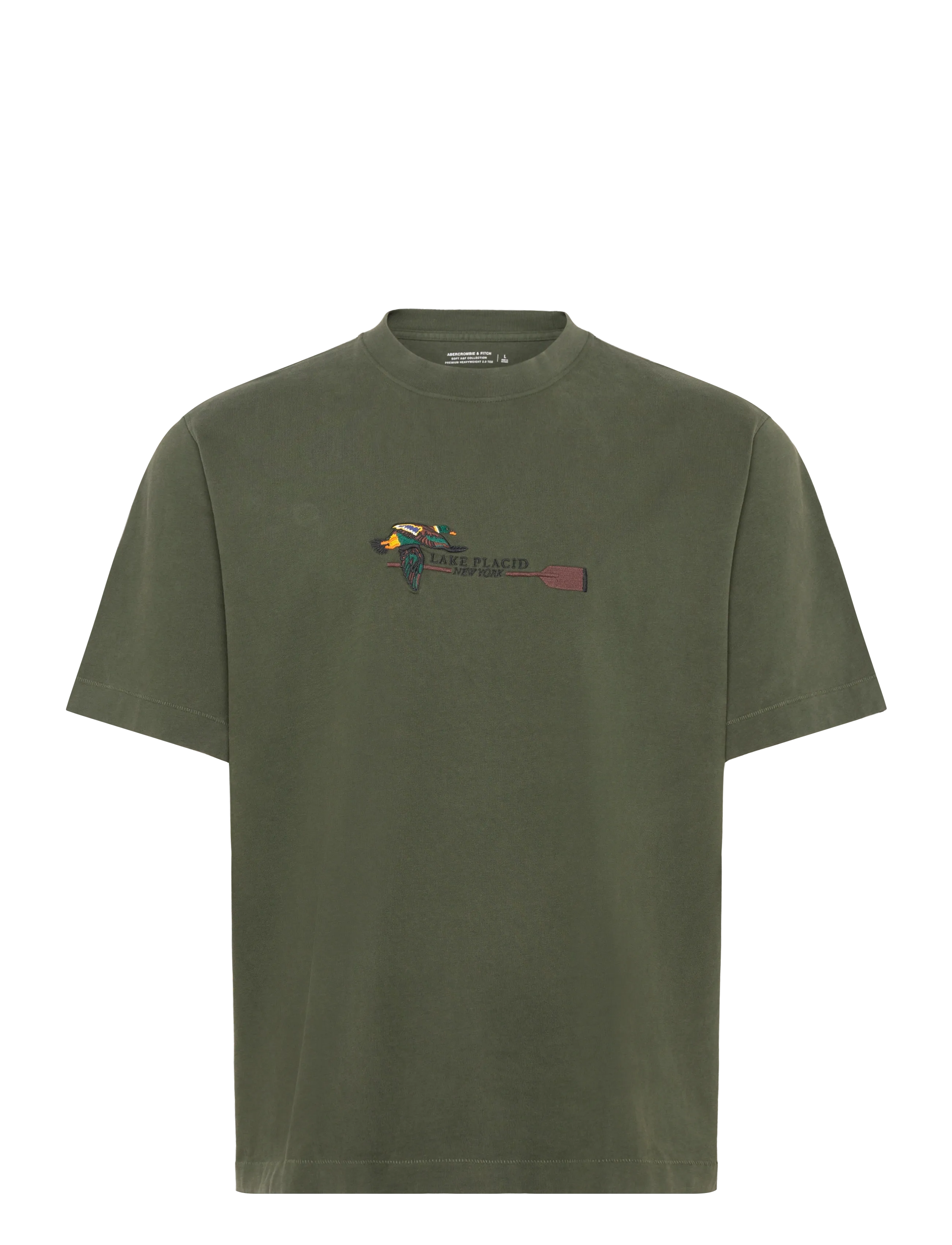 Abercrombie & Fitch COUNTRYSIDE PREP EMBRODIERY - T-Shirts - 333 / green