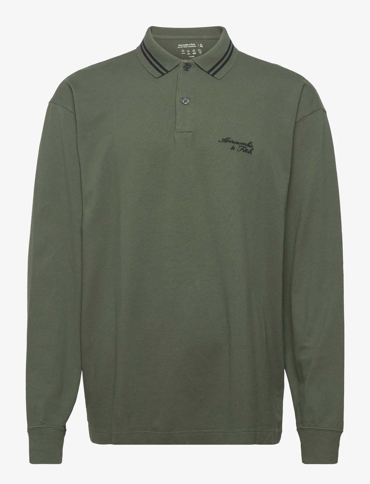 Abercrombie & Fitch - ANF MENS KNITS - langærmede poloer - green - 0