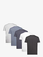 Abercrombie & Fitch - ANF MENS KNITS - kortermede t-skjorter - phantom/odysseygray/blue mirage/harbor mist/white - 1