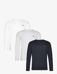 Abercrombie & Fitch - ANF MENS KNITS - tavalised t-särgid - sky captain/bo4b/bright white - 0