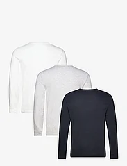 Abercrombie & Fitch - ANF MENS KNITS - basis-t-skjorter - sky captain/bo4b/bright white - 1