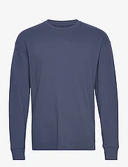 Abercrombie & Fitch - ANF MENS KNITS - podstawowe koszulki - dark blue - 0