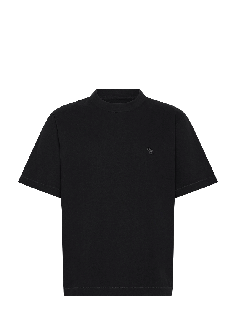 Abercrombie & Fitch - ANF MENS KNITS - kortærmede t-shirts - casual black - 0