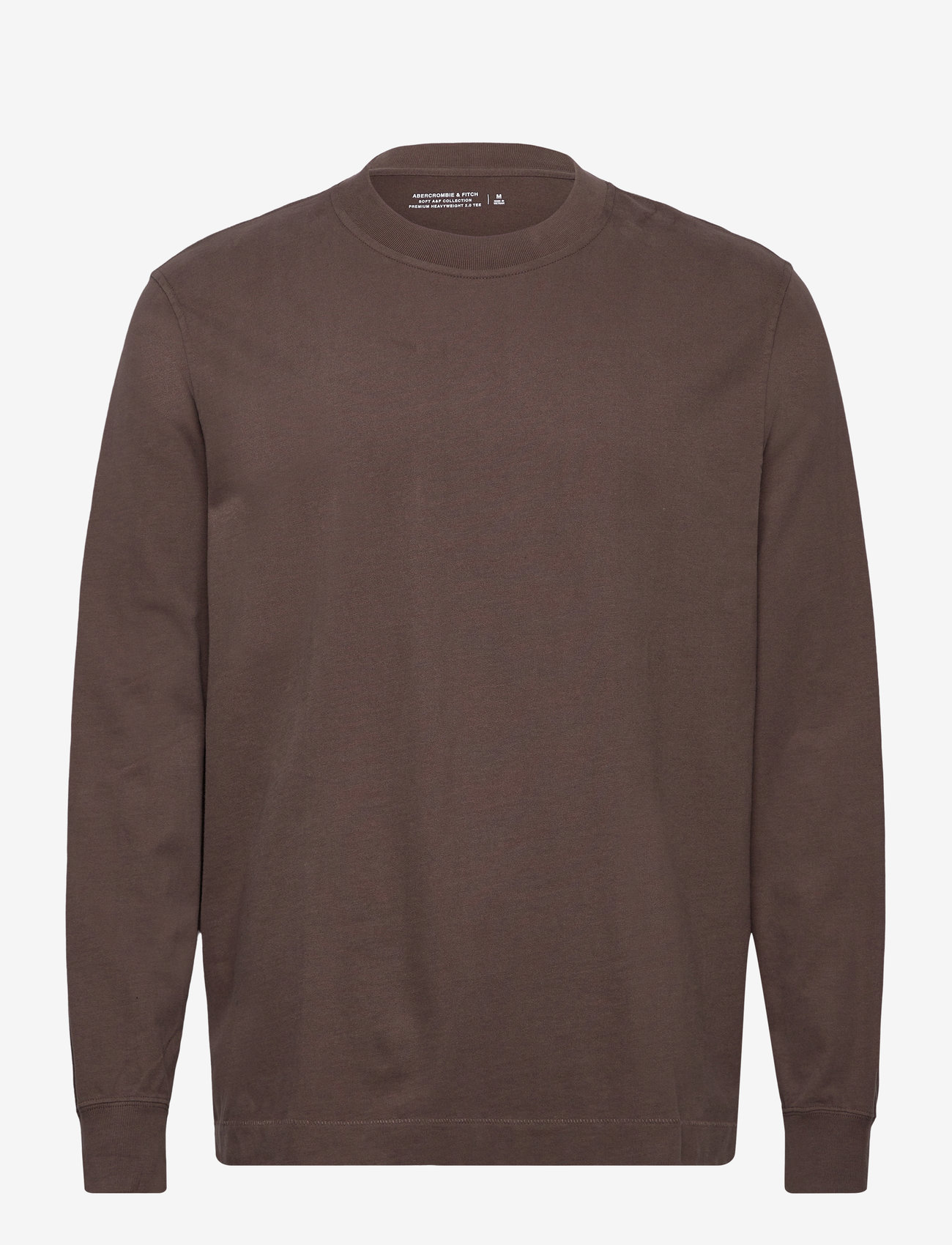 Abercrombie & Fitch - LONG SLEEVE PREMIUM HEAVY WEIGHT TEE - långärmade t-shirts - 400 - 0